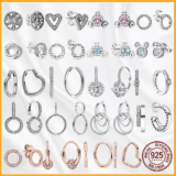 עגילי כסף סטרלינג אותנטיים 925