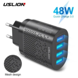 מטען מהיר עם 4 יציאות USB