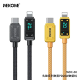 כבל טעינה מבית Wkome עם צג דיגיטלי מובנה ועיצוב יוקרתי