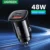 מיני מטען מהיר לרכב 30W מבית Ugreen עם חיבור Type C 30W וחיבור USB A 18W