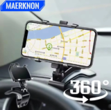 תושבת טלפון אוניברסלית לרכב עם סיבוב 360 מעלות