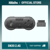 בקר אלחוטי 8BitDo SN30 24G לקונסולת SNESSFC המקורית