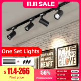 מנורות ספוט LED TRACK מדליקות את החלל