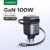 UGREEN 100W GaN  סוף לכבלים בתיק