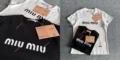 טי שירט MIU MIU מהממת בד רך ונעים על הגוף ובמחיר מצחיק שלא עובר את ה100 שקלים