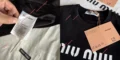 טי שירט MIU MIU מהממת בד רך ונעים על הגוף ובמחיר מצחיק שלא עובר את ה100 שקלים