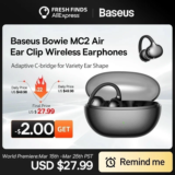 אוזניות Baseus Bowie MC2 AIR Clipon TWS